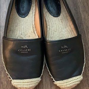 Women’s Black Coach Espadrilles